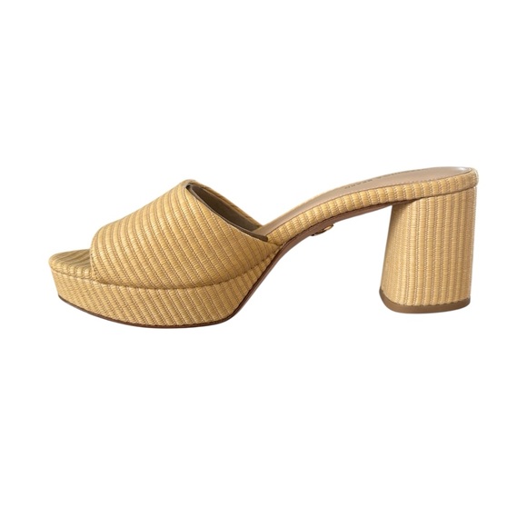 Veronica Beard Dali Leather Platform Sandals - Picture 2 of 9